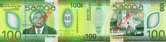 100 Tala Polymer Banknote