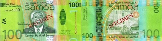 $100 Tala Note