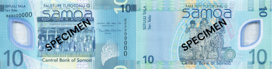 $10 Tala Note